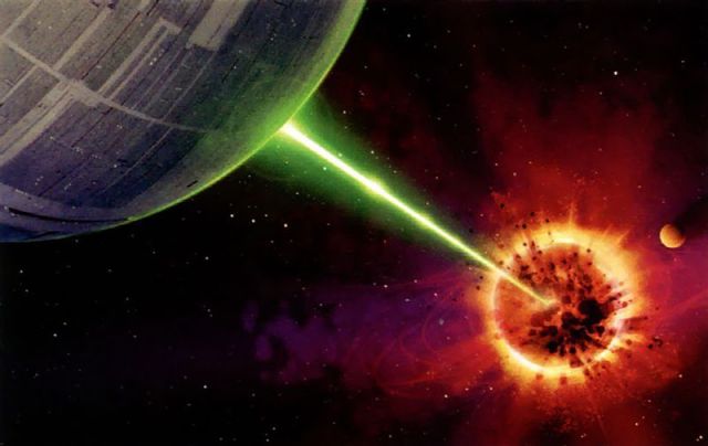 The Empire's Death Star Vaporizes Alderaan